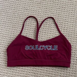 Lululemon Athletica Burgundy Sports Bra